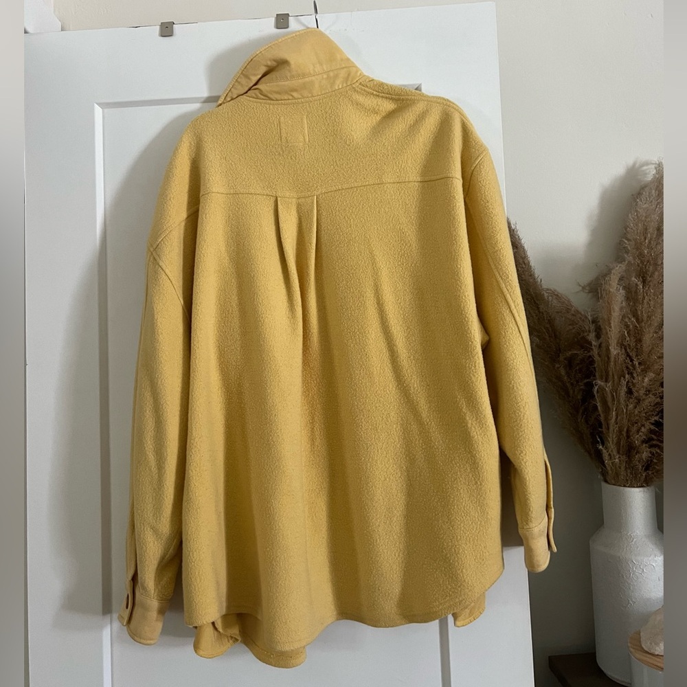 Billabong Anytime Shacket Jacket - Yellow Size Me… - image 5